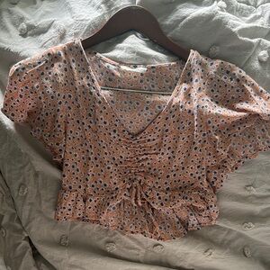 Cropped, Scrunched Shirt